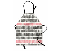 Retro Lines Hipster Apron