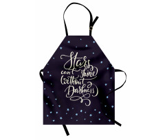 Night Sky Words Apron