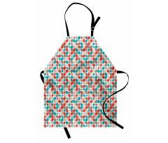 Abstract Mosaic Floral Apron