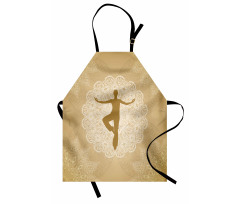 Mandala Man Posture Apron