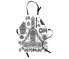 Ornate Hamsa Hand Apron