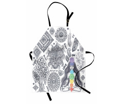 Bohemian Words Design Apron