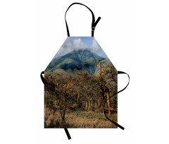 Giraffe Trees Africa Safari Apron