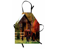 Rustic Cabin with Tractor Apron