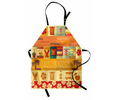 Old Travel Cards Apron