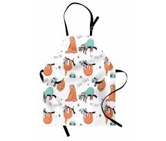 Sloths on Branches Apron