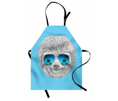 Hawaiian Beach Hipster Apron