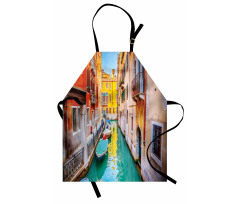 Vibrant Canal Gondolas Apron