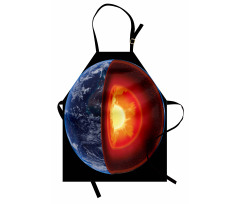 Hot Burning Earth Core Apron