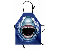 Attack Open Mouth Bite Apron