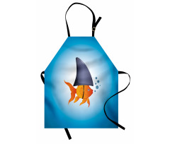 Little Fish Wearing Fin Apron