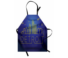 Gökyüzü Mutfak Önlüğü Detroit Geceleri