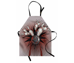 Ball Crash Pins Apron