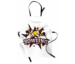 Cartoon Retro Crash Apron