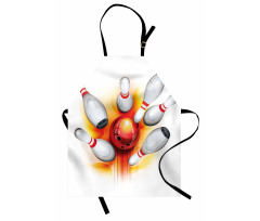 Red Ball Spread Pins Apron