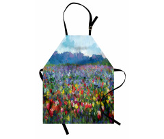 Rural Landscape Tulip Apron