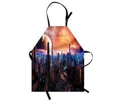 Futuristic Distant World Apron