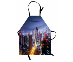 Night Dubai Tourist Travel Apron