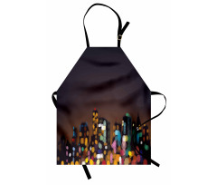 Abstract Cityscape Bokeh Apron