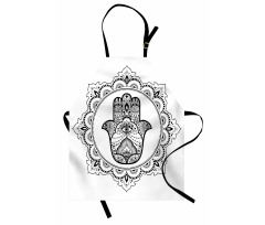 Mehndi Mandala Oriental Apron