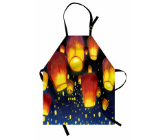 Floating Fanoos Chinese Apron