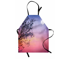 Dreamy Sky Spring Tree Apron