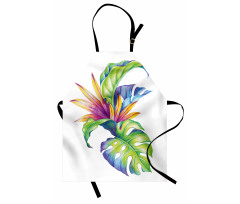 Abstract Colored Leaves Apron