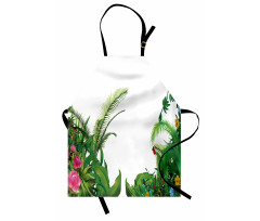 Tropical Plants Exotic Apron