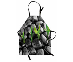 Basalt Stones Bamboo Apron