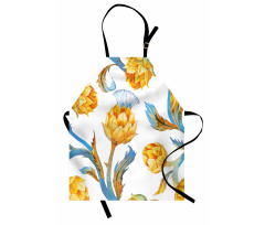 Watercolor Vegetables Apron