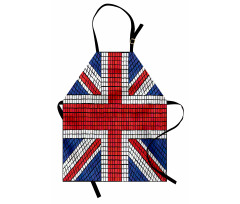 Mosaic British Flag Apron