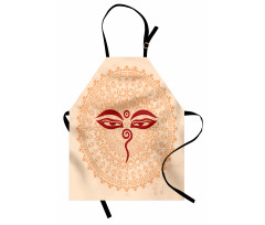 Oriental Mandala Ancient Zen Apron