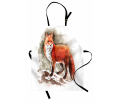 Watercolor Bushy Tail Tod Apron