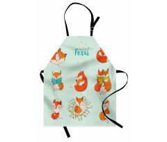 Fun Characters Kids Comic Apron