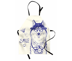 Cartoon Puppy Apron