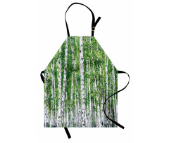 Fresh Summer Leaves Apron