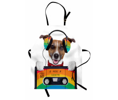 Dog Headphones Apron