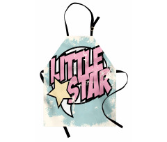 Grunge Retro Star Apron