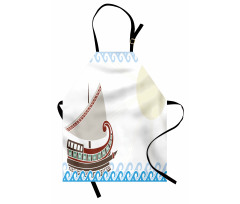 Ornate Greek Ship Apron