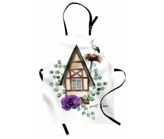 Watercolor Home Apron