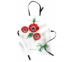 Red Watercolors Apron