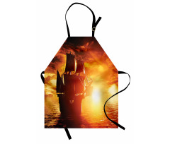 Ship Sunset Apron