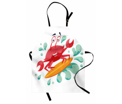 Caricature Crab Apron