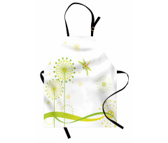 Spring Dandelion Art Apron