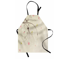 Bouquet Shabby Plant Apron