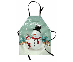 Xmas Winter Theme Apron