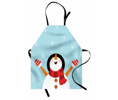 Santa Snowflakes Joy Apron