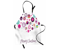 Retro Graphic Baubles Apron