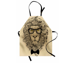 Dandy Cool Lion Character Apron