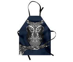 Owl Vintage Ornaments Apron